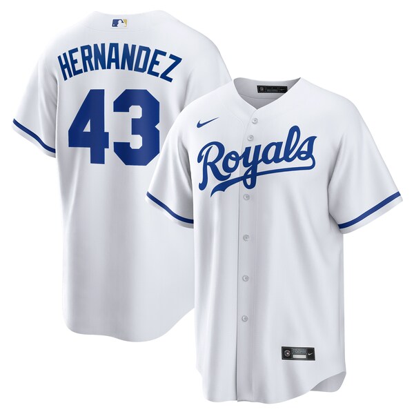 Carlos Hern¨¢ndez Kansas City Royals Nike Home Replica Player Jersey - White