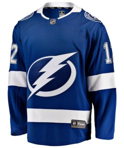 Alternative view of Jakob Pelletier Tampa Bay Lightning  Home Breakaway Jersey - Blue