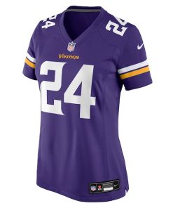 Alternative view of Jay Ward Minnesota Vikings Nike Women's Team Game Jersey -  Purple