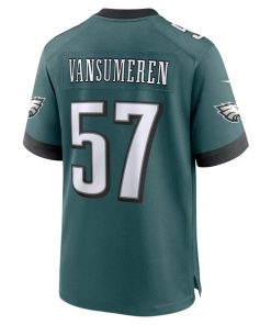Alternative view of Ben VanSumeren Philadelphia Eagles Nike Team Game Jersey - Midnight Green