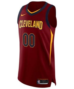 Alternative view of Cleveland Cavaliers Nike Authentic Custom Jersey Wine - Icon Edition