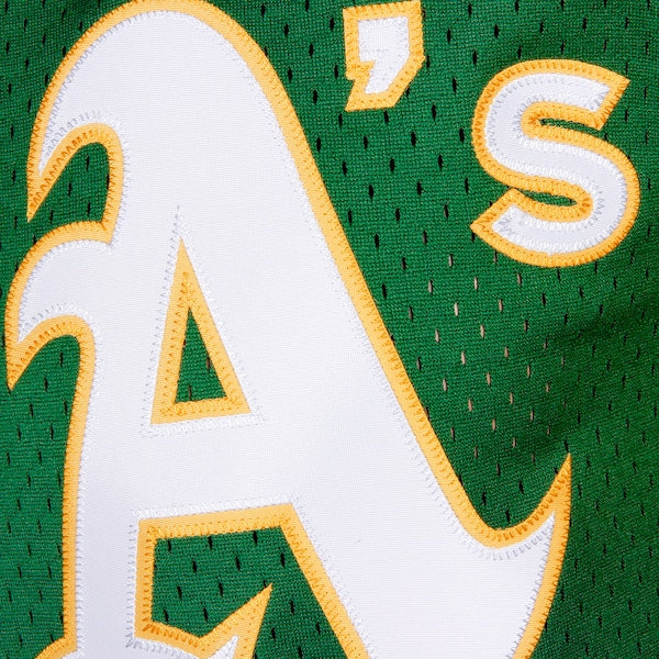 Reggie Jackson Oakland Athletics Cooperstown Mesh Batting Practice Jersey - Green - Image 4