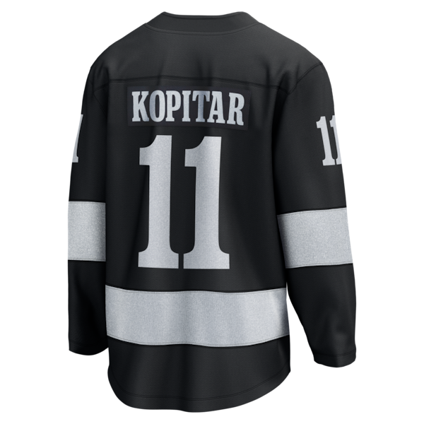 Anze Kopitar Los Angeles Kings Alternate Breakaway Jersey - Black - Image 3