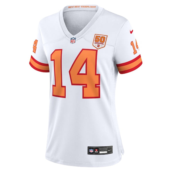 Chris Godwin Jr. '76 Tampa Bay Buccaneers Nike Women's 50th Season Game Jersey - White/Red - Image 3