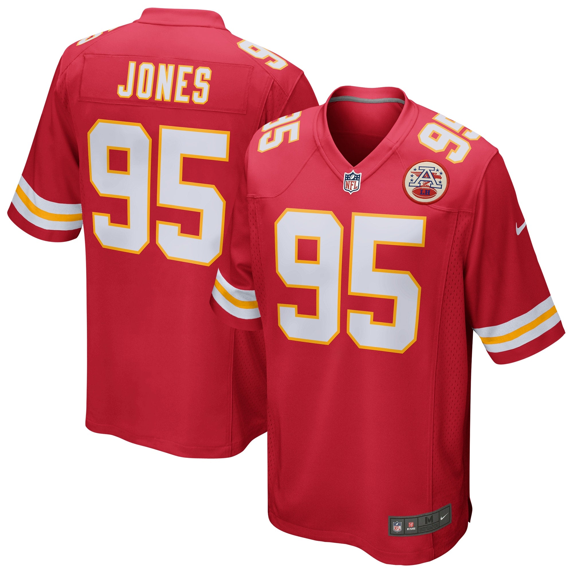 Chris Jones Kansas City Chiefs Nike Game Jersey - White/Red - Image 5