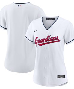 Women's Cleveland Guardians Nike Home Replica Team Jersey - White