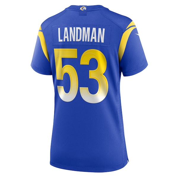 Nate Landman Los Angeles Rams Nike Women's Team Game Jersey - Royal - Image 3