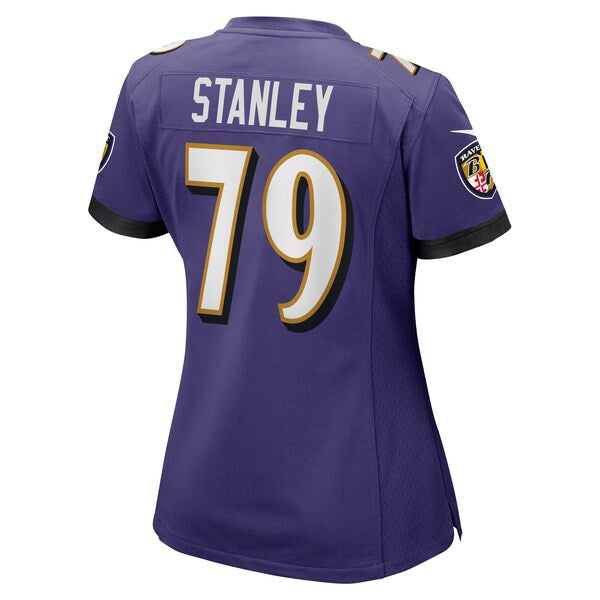 Ronnie Stanley Baltimore Ravens Nike Women's Game Jersey - Purple - Image 3