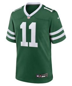 Alternative view of Jermaine Johnson II New York Jets Nike Game Jersey - Legacy Green