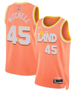 Donovan Mitchell Cleveland Cavaliers Nike Unisex 2025/26 Swingman Jersey - Orange - City Edition
