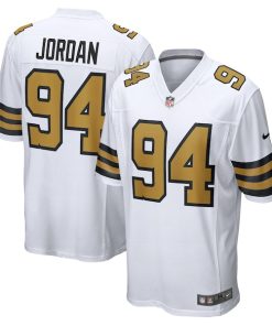 Cameron Jordan New Orleans Saints Nike Alternate Game Jersey -  White/Black
