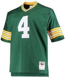 Alternative view of Brett Favre Green Bay Packers Big & Tall 1996 Retired Player Replica Jersey - Green