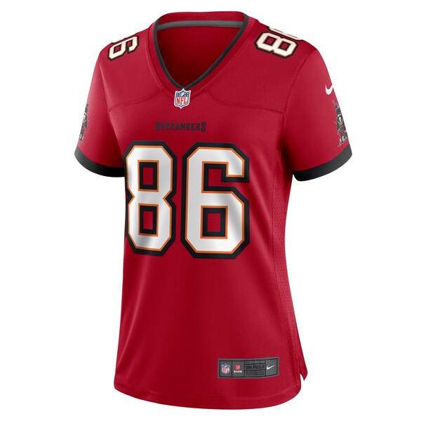 Evan Deckers Tampa Bay Buccaneers Nike Women's Game Jersey - Red - Image 3