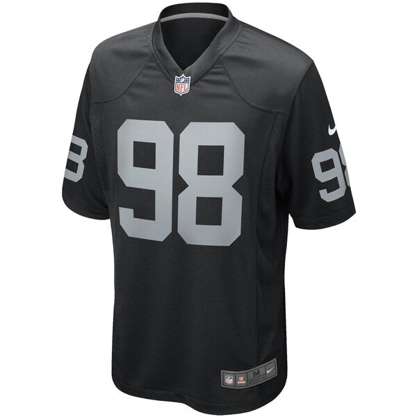 Maxx Crosby Las Vegas Raiders Nike Game Player Jersey - Black - Image 2