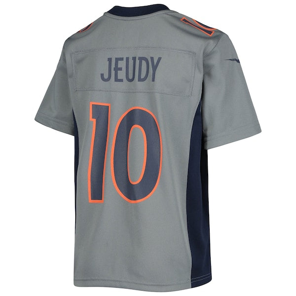 Jerry Jeudy Denver Broncos Nike Youth Inverted Team Game Jersey - Gray - Image 3