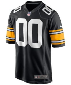 Alternative view of Pittsburgh Steelers Nike Alternate Custom Game Jersey - Black
