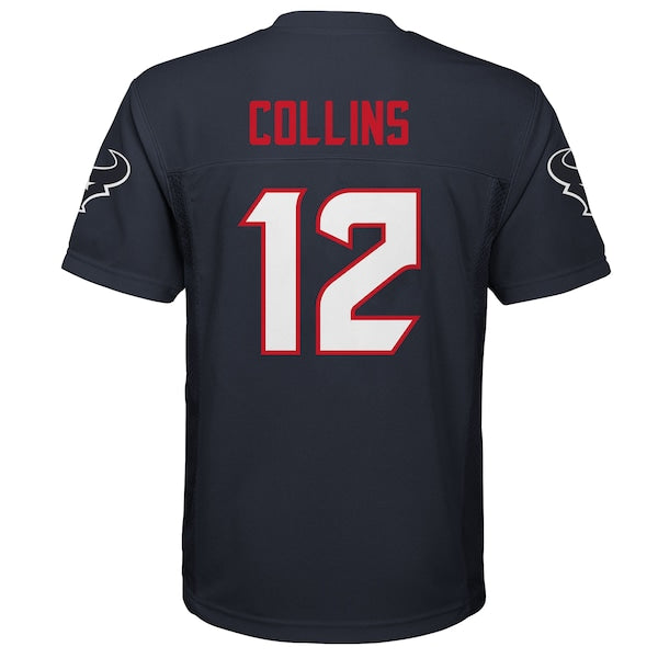 Nico Collins Houston Texans Youth Replica Player Jersey - Navy - Image 3