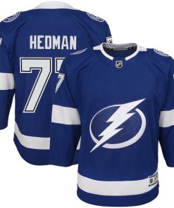Victor Hedman Tampa Bay Lightning Youth Home Premier Player Jersey - Blue