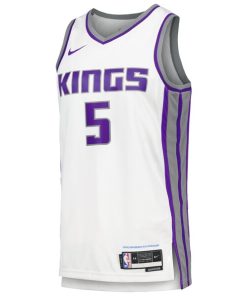 Alternative view of De'Aaron Fox Sacramento Kings Nike Swingman Player Jersey - Association Edition - White