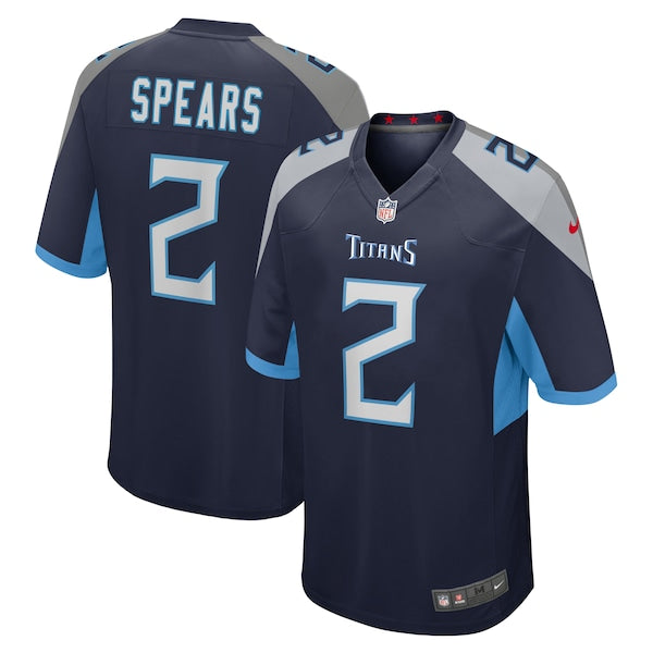 Tyjae Spears Tennessee Titans Nike Game Jersey - Navy