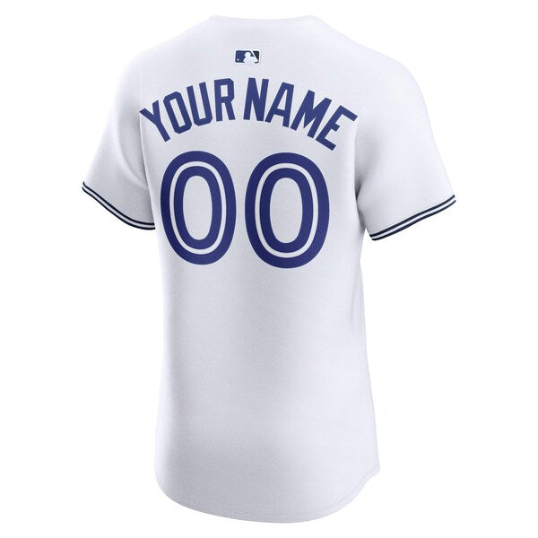 Toronto Blue Jays Nike Home Elite Custom Jersey - White - Image 3