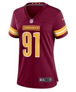 Alternative view of John Ridgeway Washington Commanders Nike Women's  Game Jersey -  Burgundy