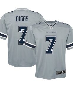 Trevon Diggs Dallas Cowboys Nike Youth Inverted Game Jersey - Silver