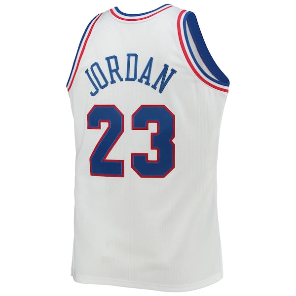 Men's Eastern Conference Michael Jordan White Hardwood Classics 1992 NBA All-Star Game Authentic Jersey - Image 3