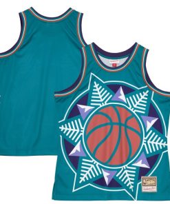 Utah Jazz Hardwood Classics Blown Out Fashion Jersey - Turquoise