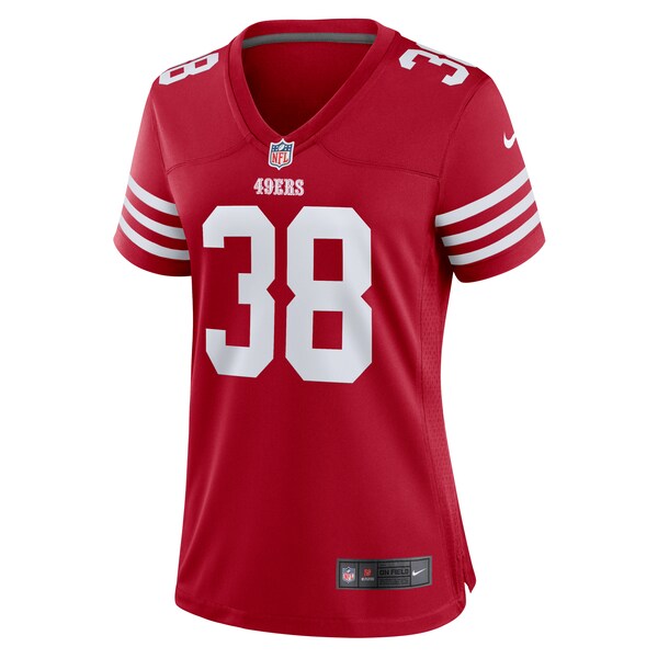Kemon Hall San Francisco 49ers Nike Women's Team Game Jersey - Scarlet - Image 2