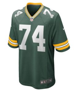 Alternative view of Elgton Jenkins Green Bay Packers Nike Game Jersey - Green