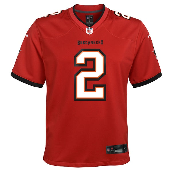 Emeka Egbuka Tampa Bay Buccaneers Nike Youth Team Game Jersey - Red/White/Creamsicle - Image 3