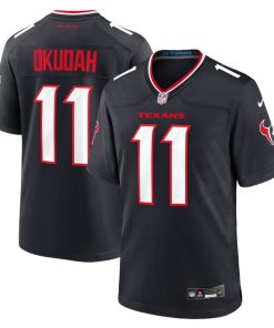 Jeff Okudah Houston Texans Nike Team Game Jersey -  Navy
