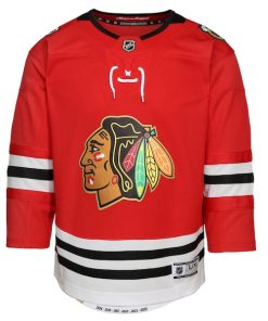 Alternative view of Chicago Blackhawks Youth Centennial Premier Jersey - Red