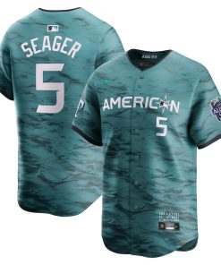 Corey Seager American League Nike 2023 MLB All-Star Game Limited Player Jersey - Teal