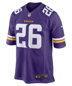 Alternative view of Theo Jackson Minnesota Vikings Nike  Game Jersey -  Purple