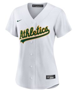 Alternative view of Zack Gelof Oakland Athletics Nike Women's Home Replica Player Jersey - White