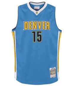 Alternative view of Nikola Jokic Denver Nuggets  Youth 2016/17 Hardwood Classics Swingman Jersey - Light Blue