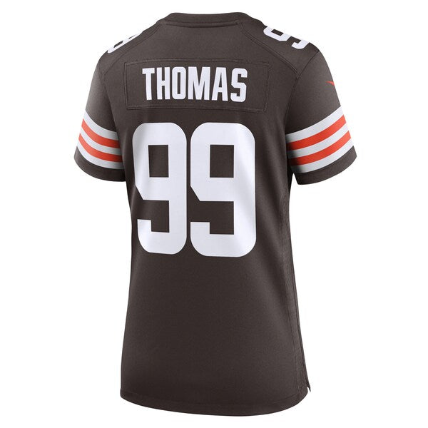 Cameron Thomas Cleveland Browns Nike Women's Team Game Jersey - Brown - Image 3