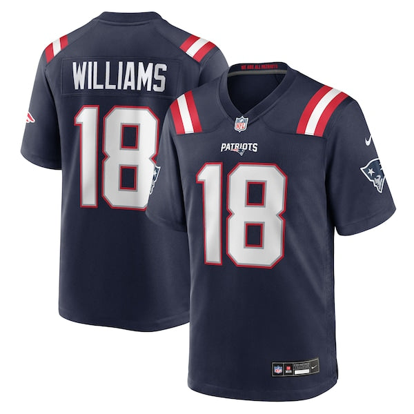 Kyle Williams New England Patriots Nike Team Game Jersey - Navy