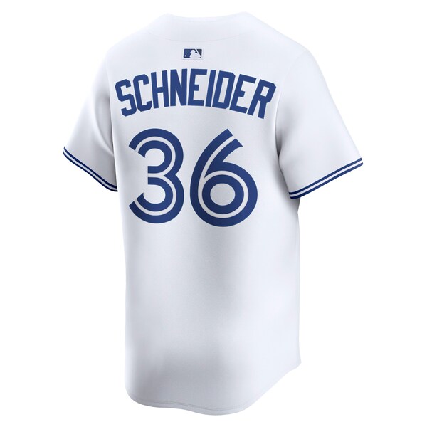 Davis Schneider Toronto Blue Jays Nike Home Limited Jersey - White - Image 3