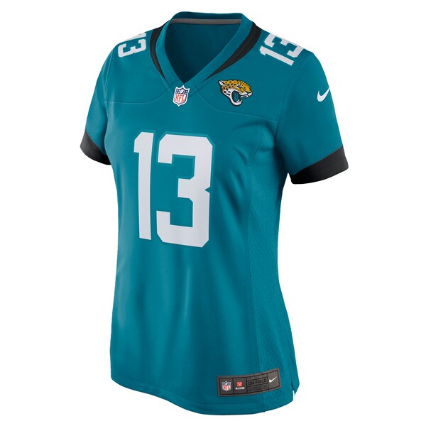 Christian Kirk Jacksonville Jaguars Nike Women's Game Jersey - Teal/Black - Image 3