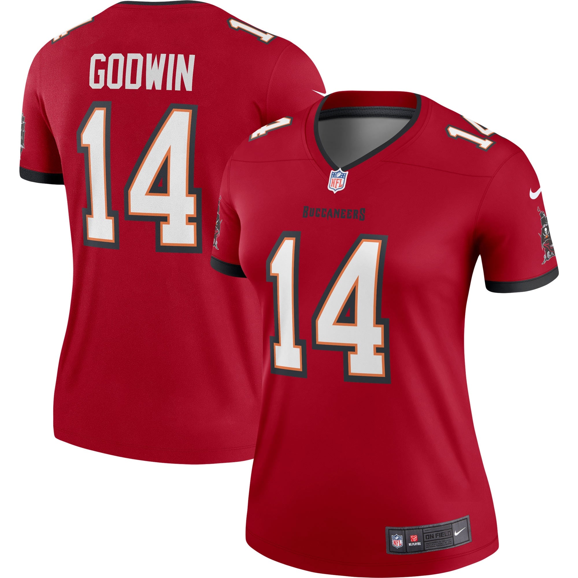 Chris Godwin Tampa Bay Buccaneers Nike Women's Alternate Legend Jersey - Pewter/Red - Image 5
