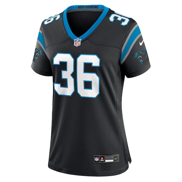 Demani Richardson Carolina Panthers Nike Women's Team Game Jersey - Black - Image 2