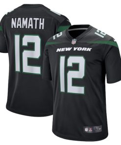 Joe Namath New York Jets Nike Retired Player Jersey - Black