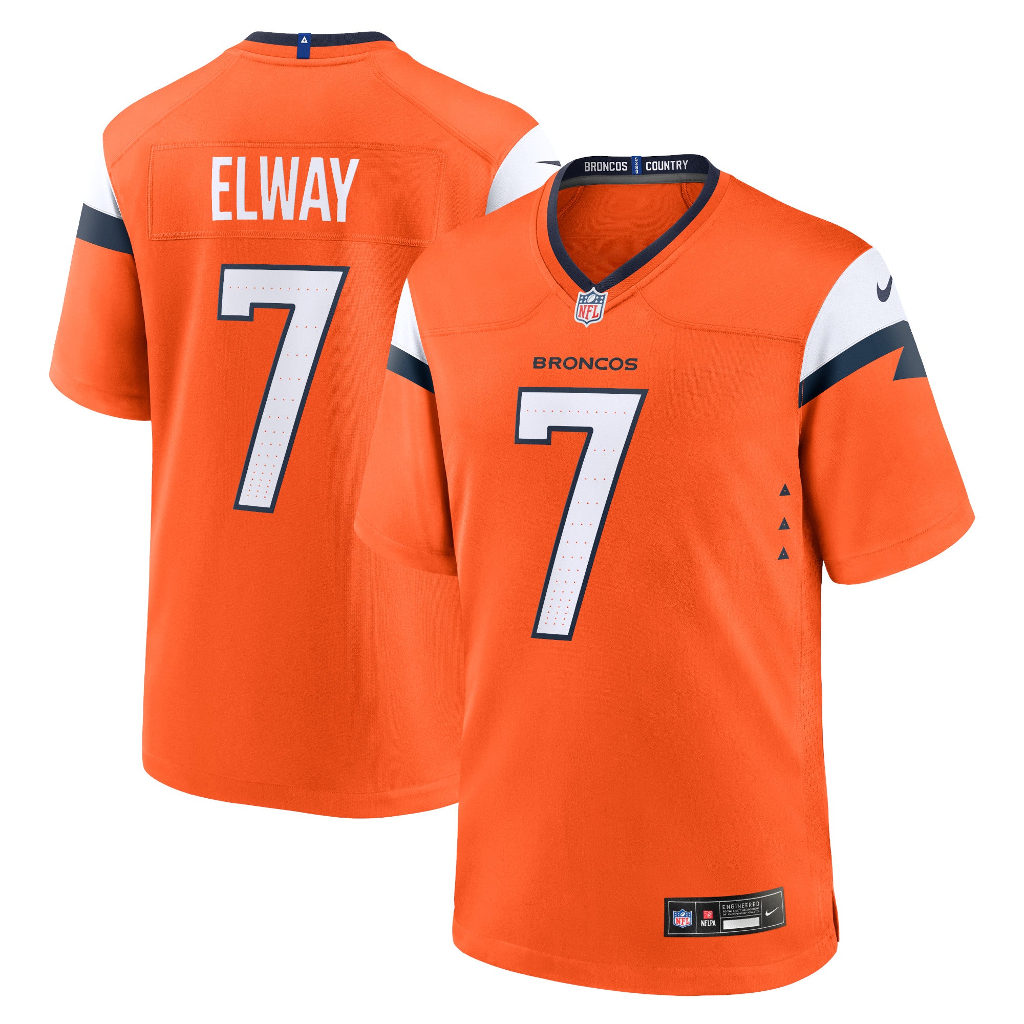 John Elway Denver Broncos Nike Alternate Retired Player Game Jersey - Navy - Image 5