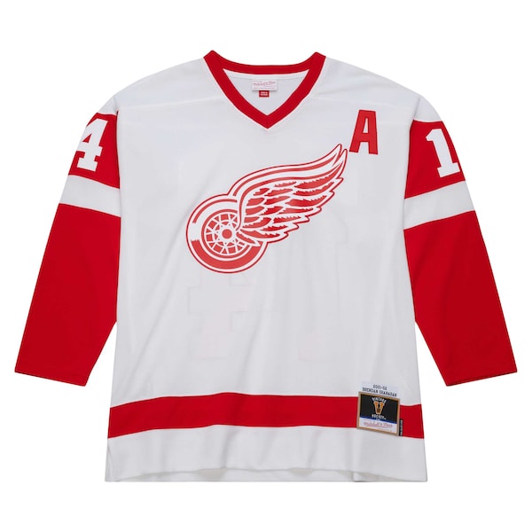 Brendan Shanahan Detroit Red Wings 2001/02 Alternate Captain Blue Line Player Jersey - White - Image 2