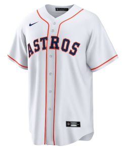 Alternative view of Alex Bregman Houston Astros Nike Home Replica Player Name Jersey - White
