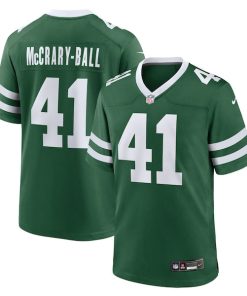 Marcelino McCrary-Ball New York Jets Nike Team Game Jersey - Legacy Green