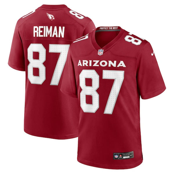 Tip Reiman Arizona Cardinals Nike Team Game Jersey - Cardinal